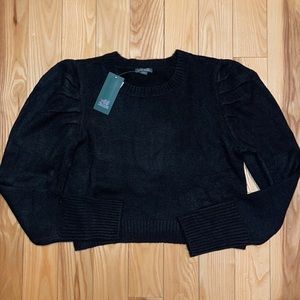 Black Pleated Sweater